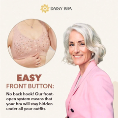 Daisy Bra - Comfortable & Convenient Front Button Bra