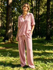 Women's Waffle Casual Two-Piece Set