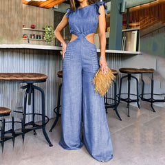 Joy Olive Jumpsuit