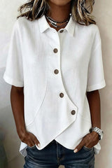 Cotton Classic Relaxed Signature Casual Basic Shirt