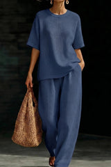 Women's Waffle Casual Two-Piece Set