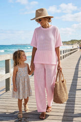 Women's Waffle Casual Two-Piece Set