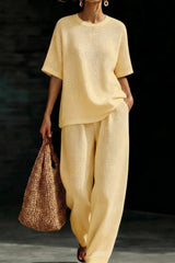 Women's Waffle Casual Two-Piece Set