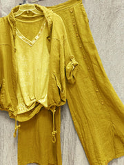 Solid Color Zipper Hooded Long Sleeves Two Piece Suit