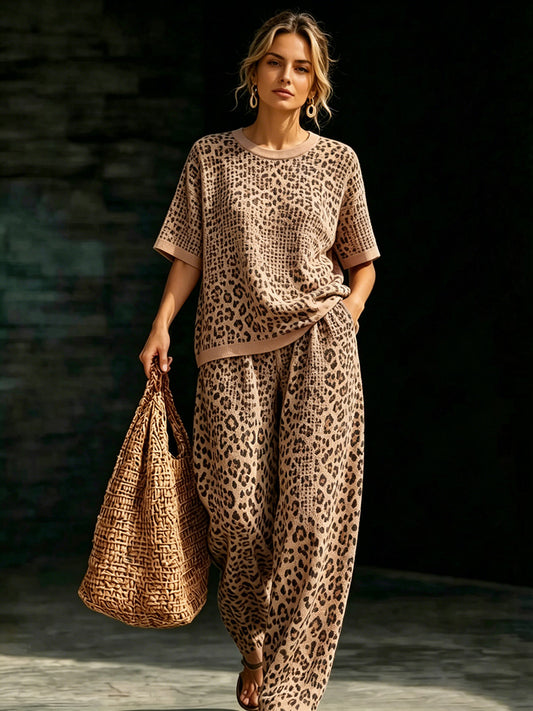 Women's Waffle Casual Two-Piece Set
