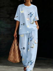 Women's Waffle Casual Two-Piece Set