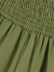 Women's High-Waist Pleated Irregular Hem Cotton And Linen Loose Casual Pants