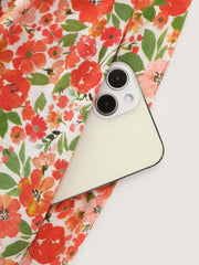 Floral Print Sweetheart Neckline Midi Dress