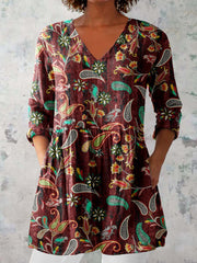 Women's Elegant Perris Motion V Neck  Top