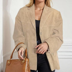 Matte Suede Blazer