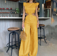 Joy Olive Jumpsuit