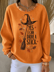 Casual Text Letters Crew Neck Long Sleeve Sweatshirt