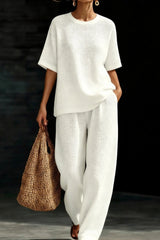 Women's Waffle Casual Two-Piece Set