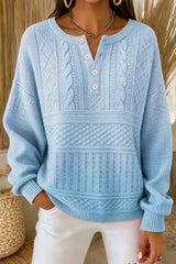 Women Casual Ombre Crew Neck Long Sleeve Sweatshirt